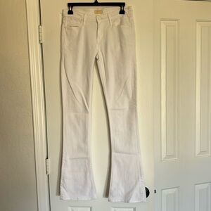 Mother white denim